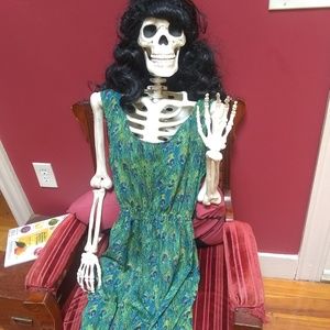 Peacock summer dress